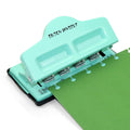 Mushroom Discbound Hole Punch, 4 Holes Mushroom Paper Puncher for Disc Bound Planner (Lake Blue)