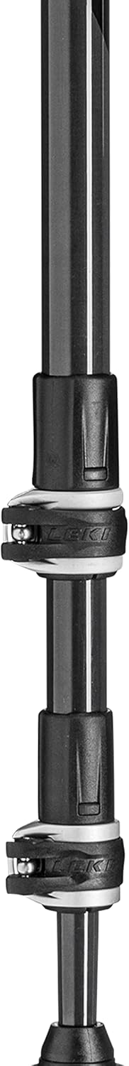 LEKI Legend Black Carbon Trekking Pole (Single) | Adjustable, Lightweight Hiking Stick