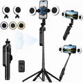 Tripod for iPhone, Black 70.9 in Auto Face Tracking Selfie Stick for iPhone
