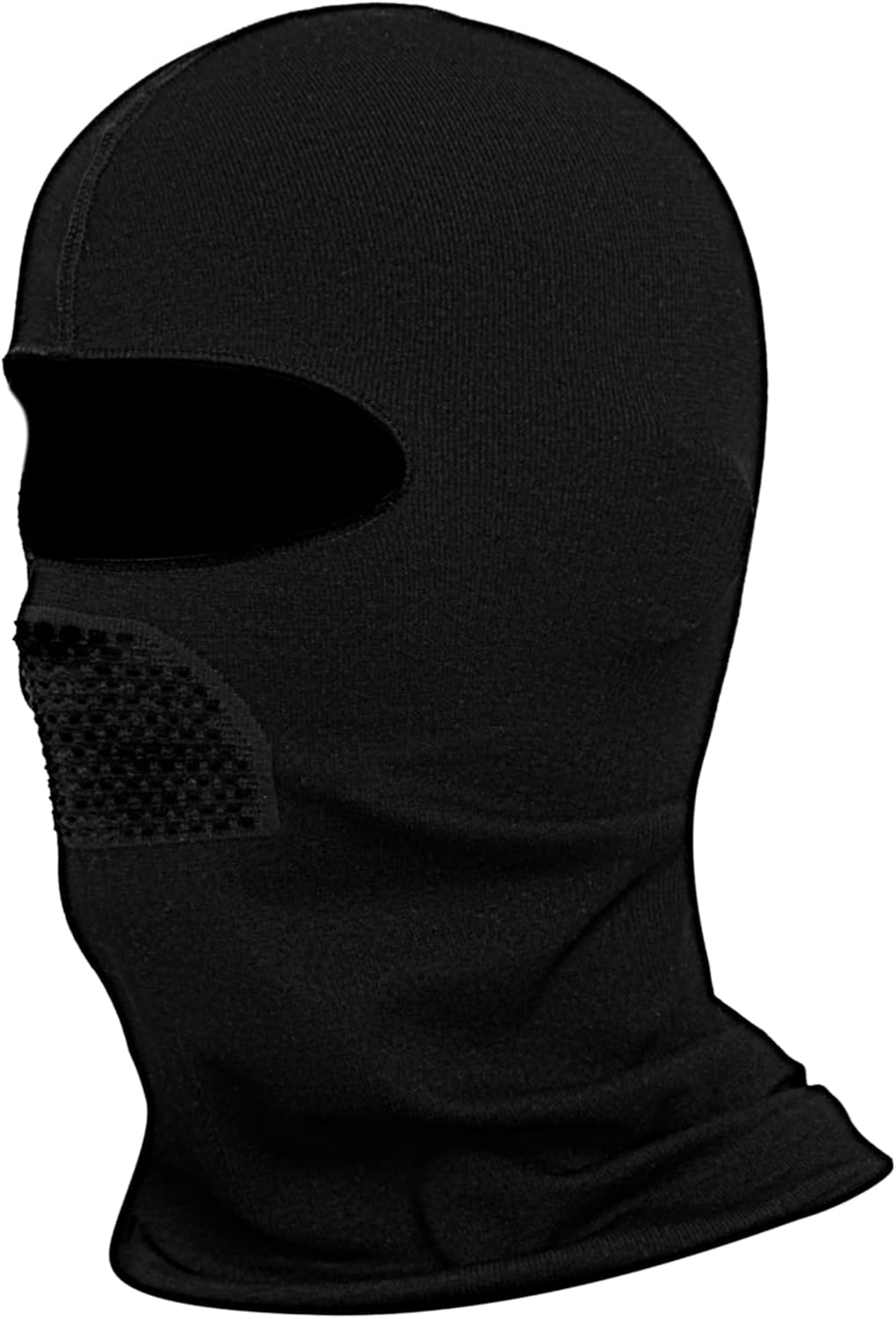 E4M Men’s Thermals Top and Bottom Set - Men’s Long Johns with Ski Mask, Black