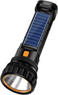 E-SHIDAI Solar Flashlight, Rechargeable flashlights for Camping, Home