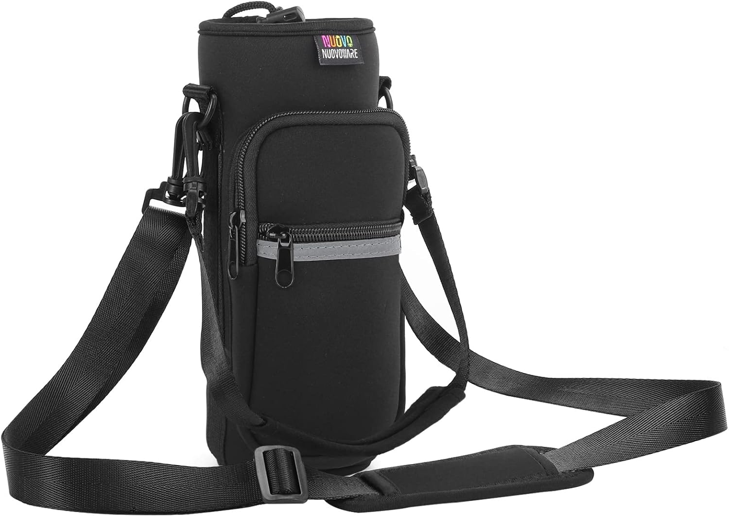 Nuovoware Water Bottle Carrier Bag, 25oz/32oz, Black