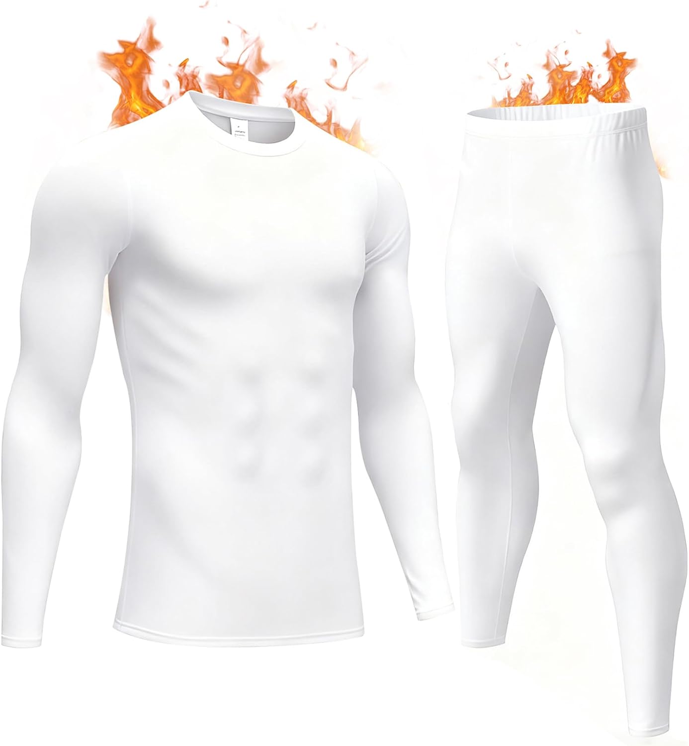 Thermal Underwear for Men Long Johns Set Fleece Lined Winter Cold Weather