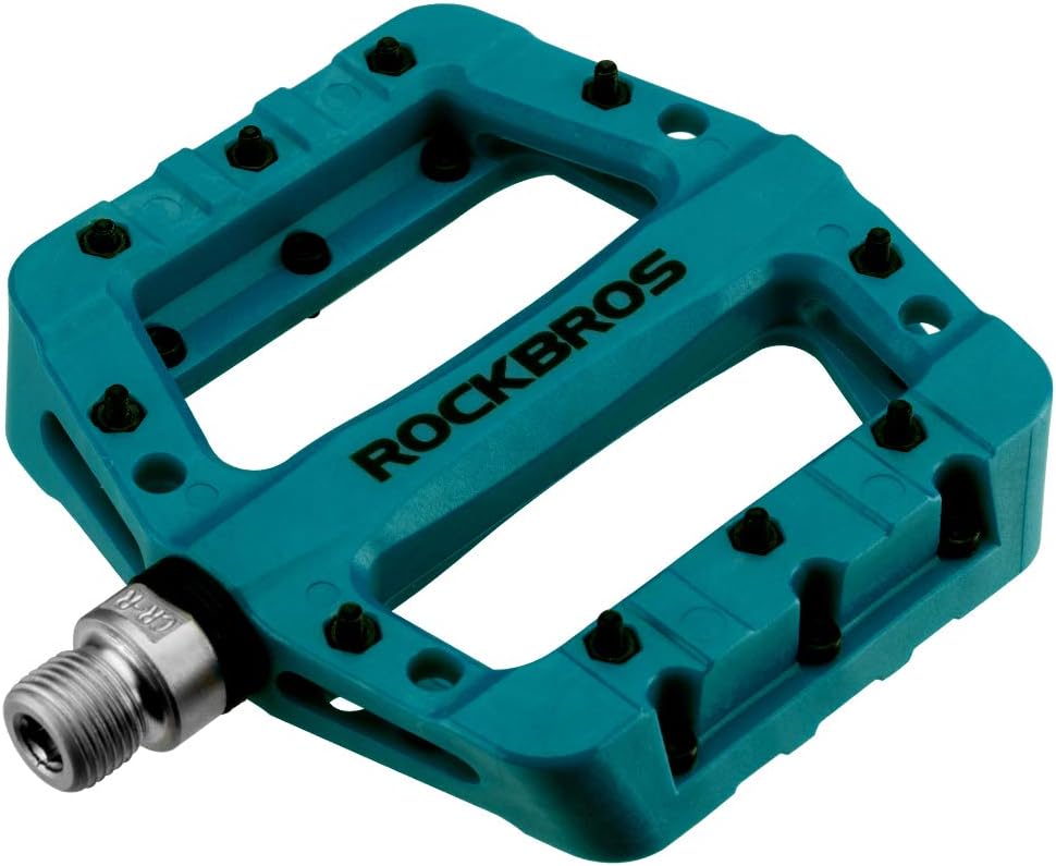 ROCKBROS Nylon Fiber Bike Pedals Lightweight Platform MTB BMX 9/16"