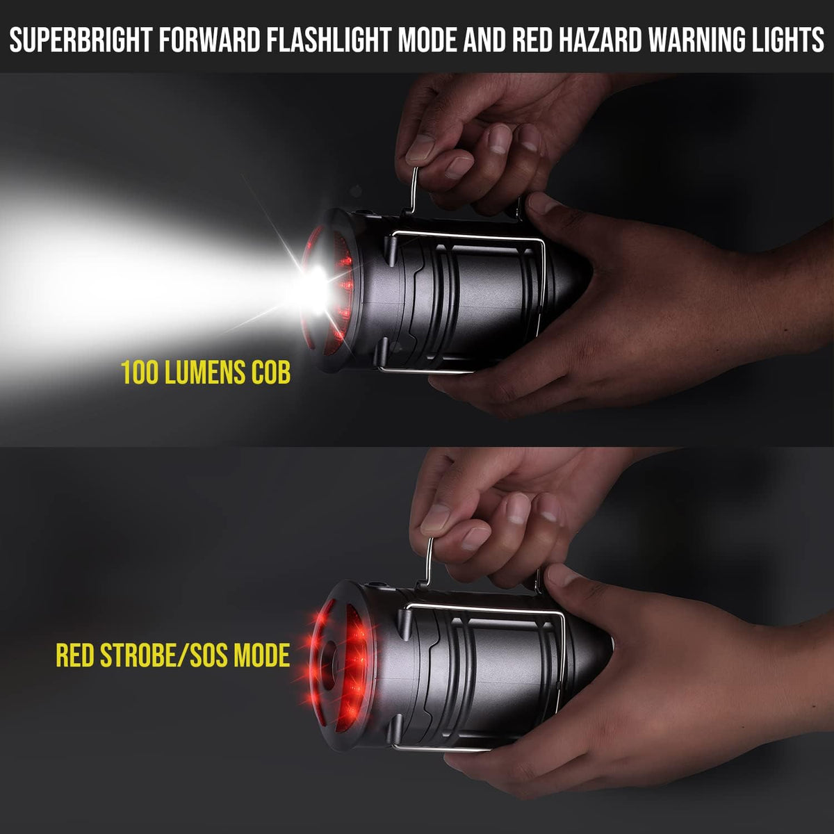 Lichamp 4 Pack LED Camping Lanterns, F4GY