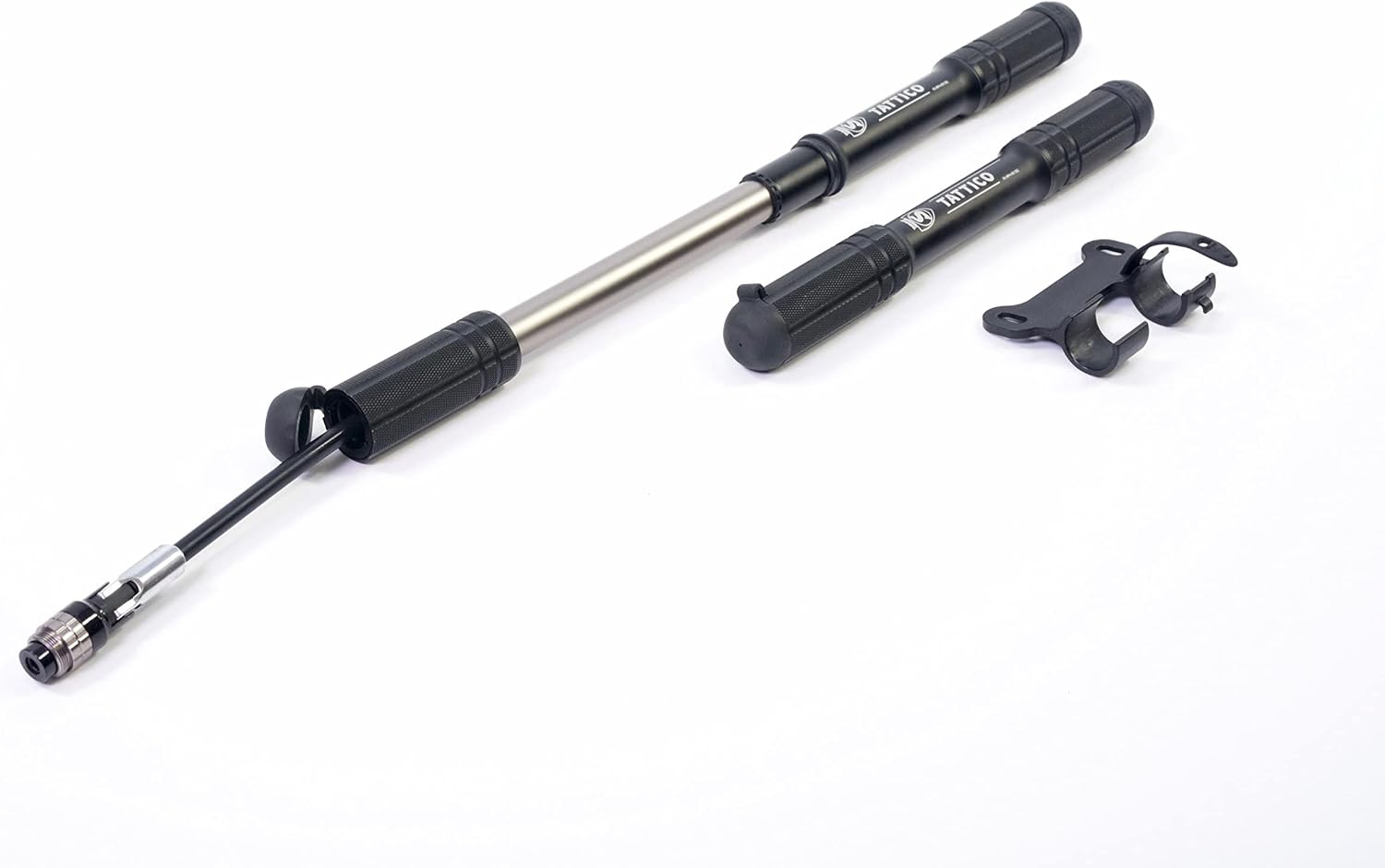 SILCA Mini Bike Pump – Frame Mount Bicycle Pump with Expandable Hose and Lever Lock – Lightweight and Mountable to Gravel, Mountain, and Road Bicycles