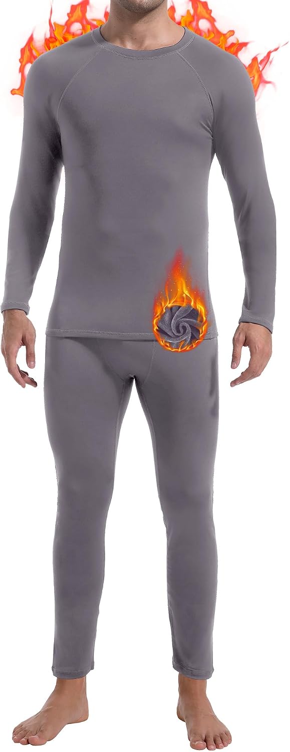 Thermal Underwear for Men Long Johns Base Layer Winter Set