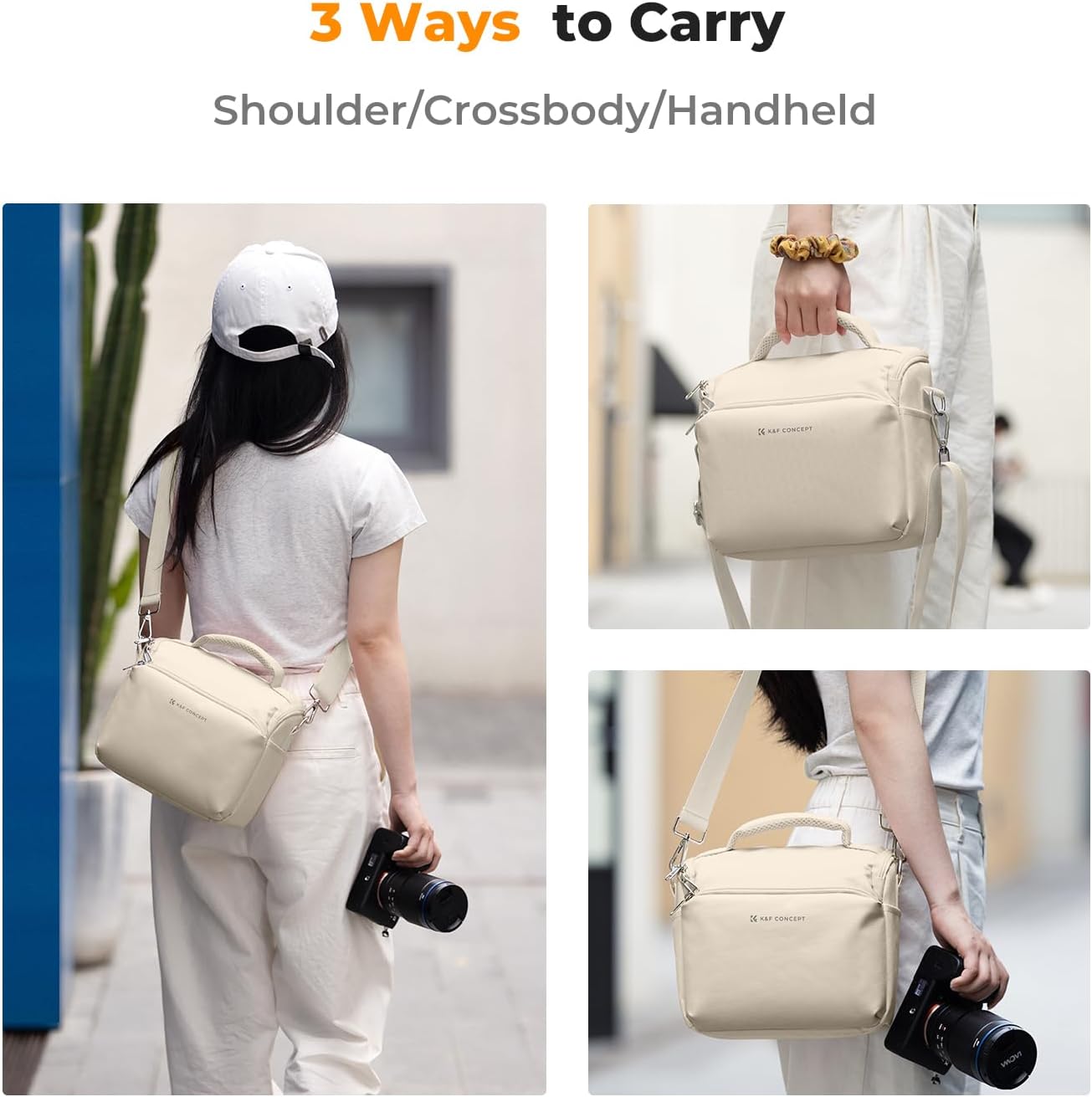 K&F CONCEPT Camera Sling Bag Small Crossbody Case