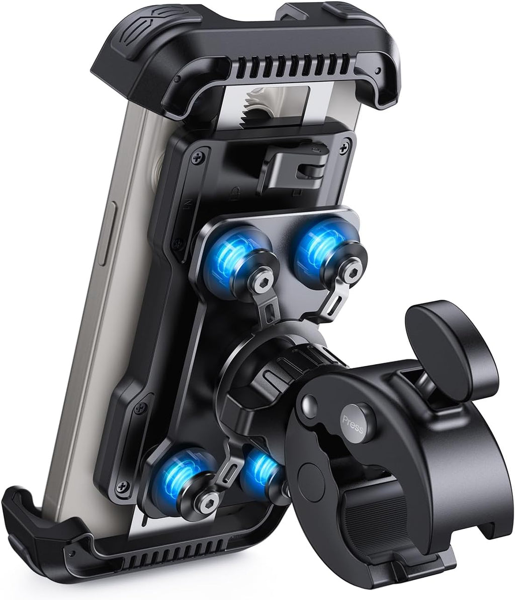 Lamicall Motorcycle Phone Mount Holder with Dual Vibration Dampener