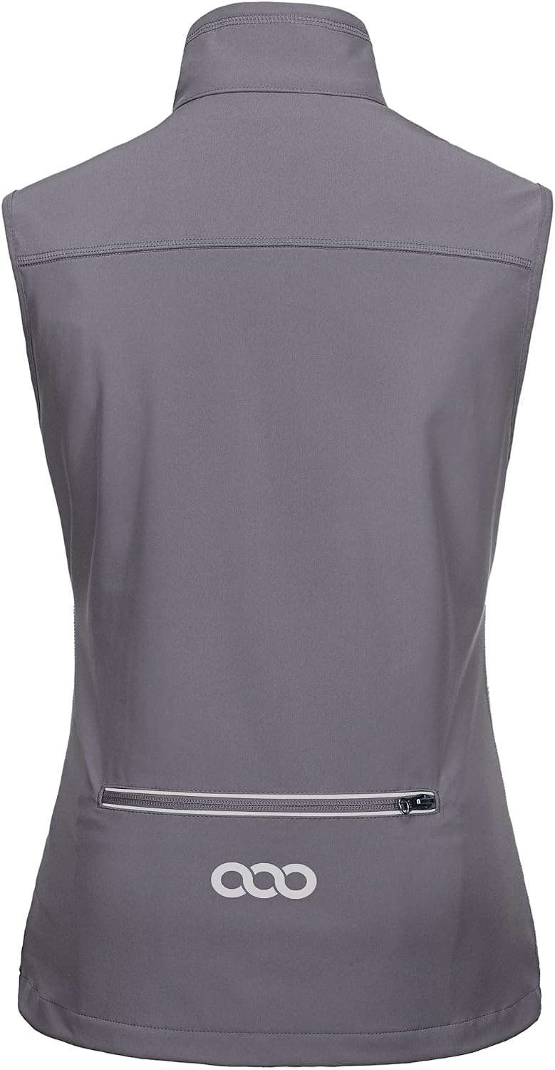 33,000ft Women's Lightweight Running Vest with 6 Pockets for Travel Golf