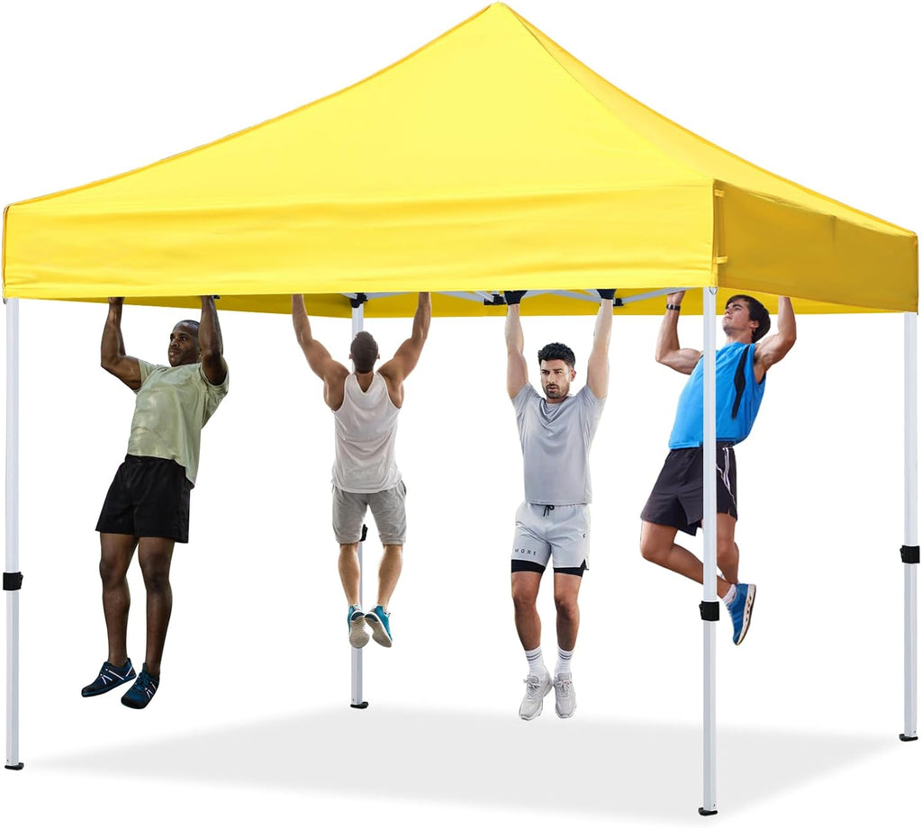 HLong 10x10 Heavy Duty Pop-Up Canopy, Yellow