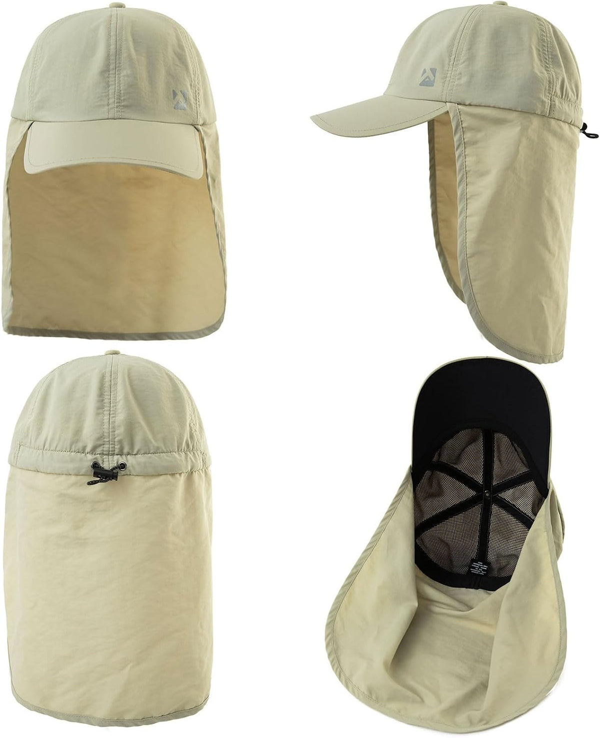 TOP-EX L/XL/XXL UV50+ Waterproof Neck Flap Baseball Sun Cap