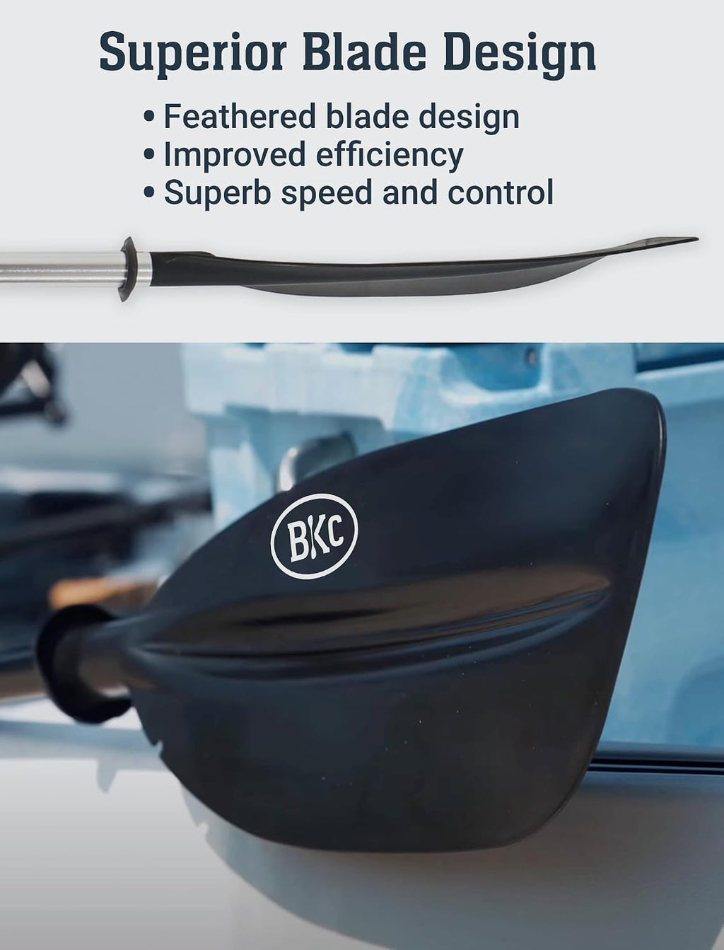 BKC Brooklyn KP224 86 in 2-Piece Kayak Paddle