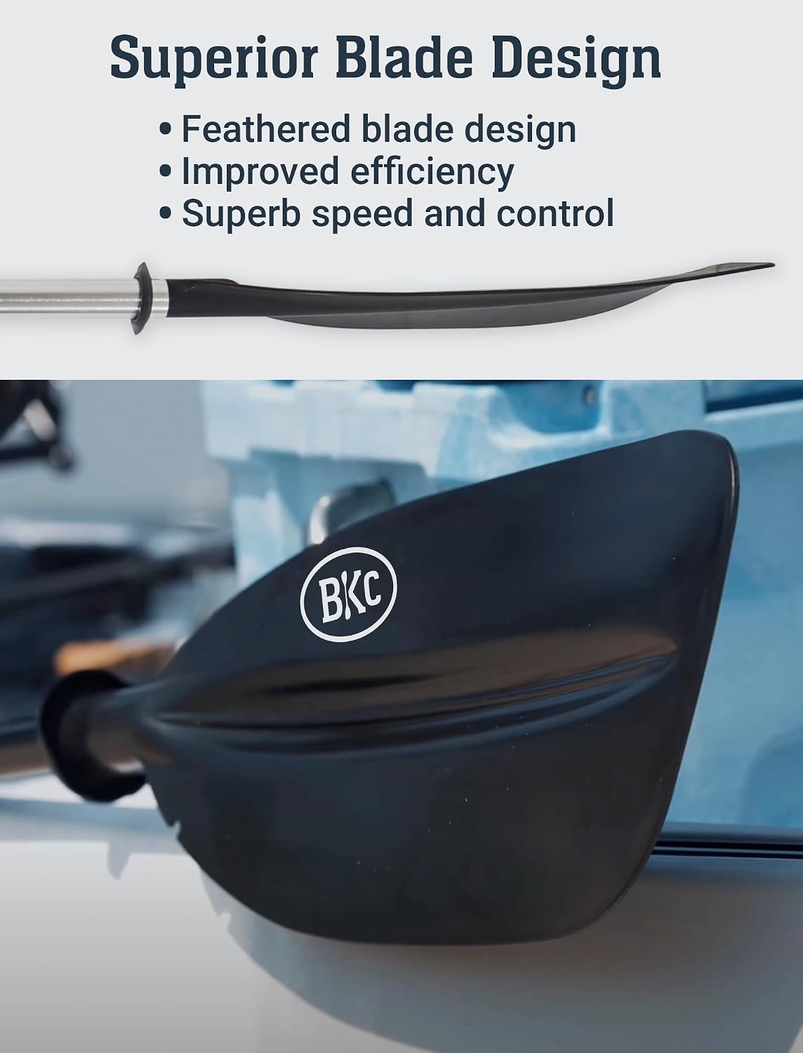 BKC Brooklyn KP224 86 in 2-Piece Kayak Paddle
