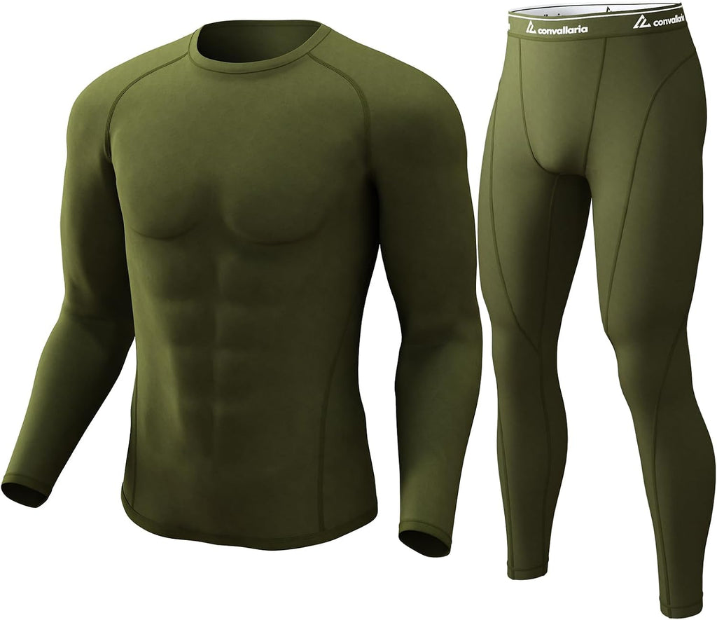 Mens Thermal Underwear Long Johns Base Layer Set Cold Weather 1/2/3 Pack