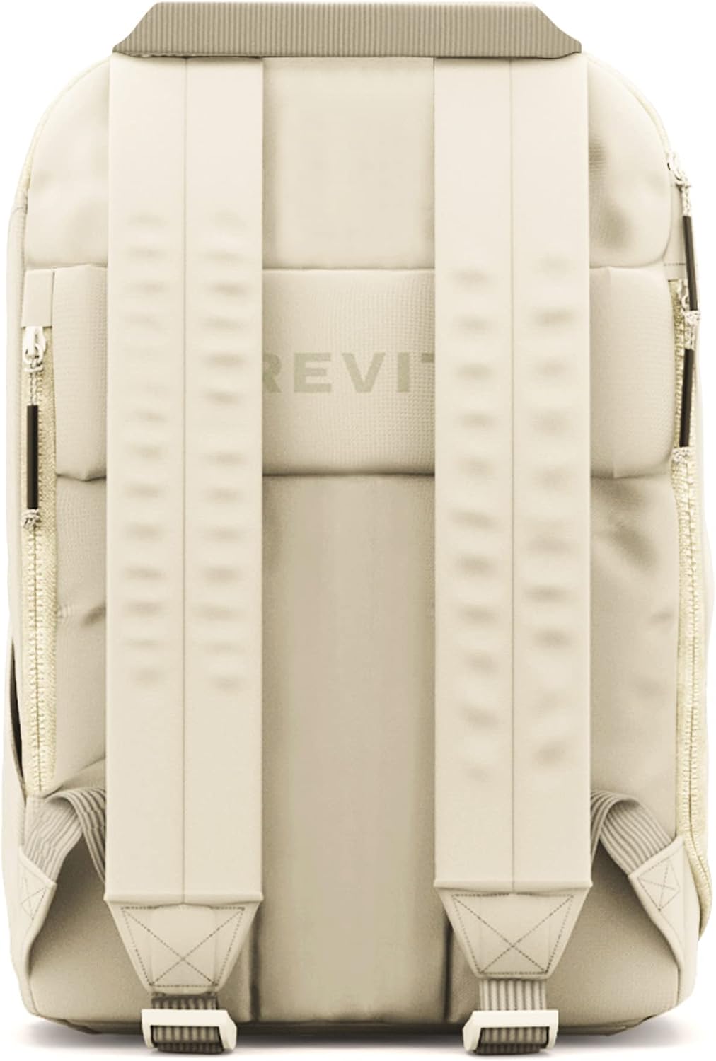BREVITE The Backpack- Casual daypack backpacks for every function. Compact but spacious 18L aesthetic traveling backpack with laptop compartment. (Tan)