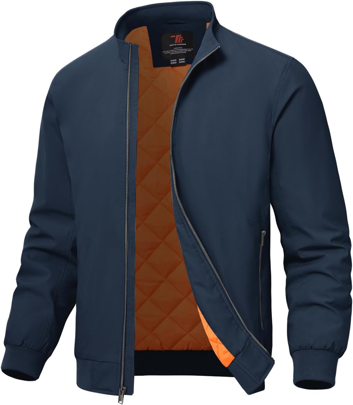 TBMPOY Men's Winter Jackets Bomber Padded Casual Windbreaker Warm Fall Coat