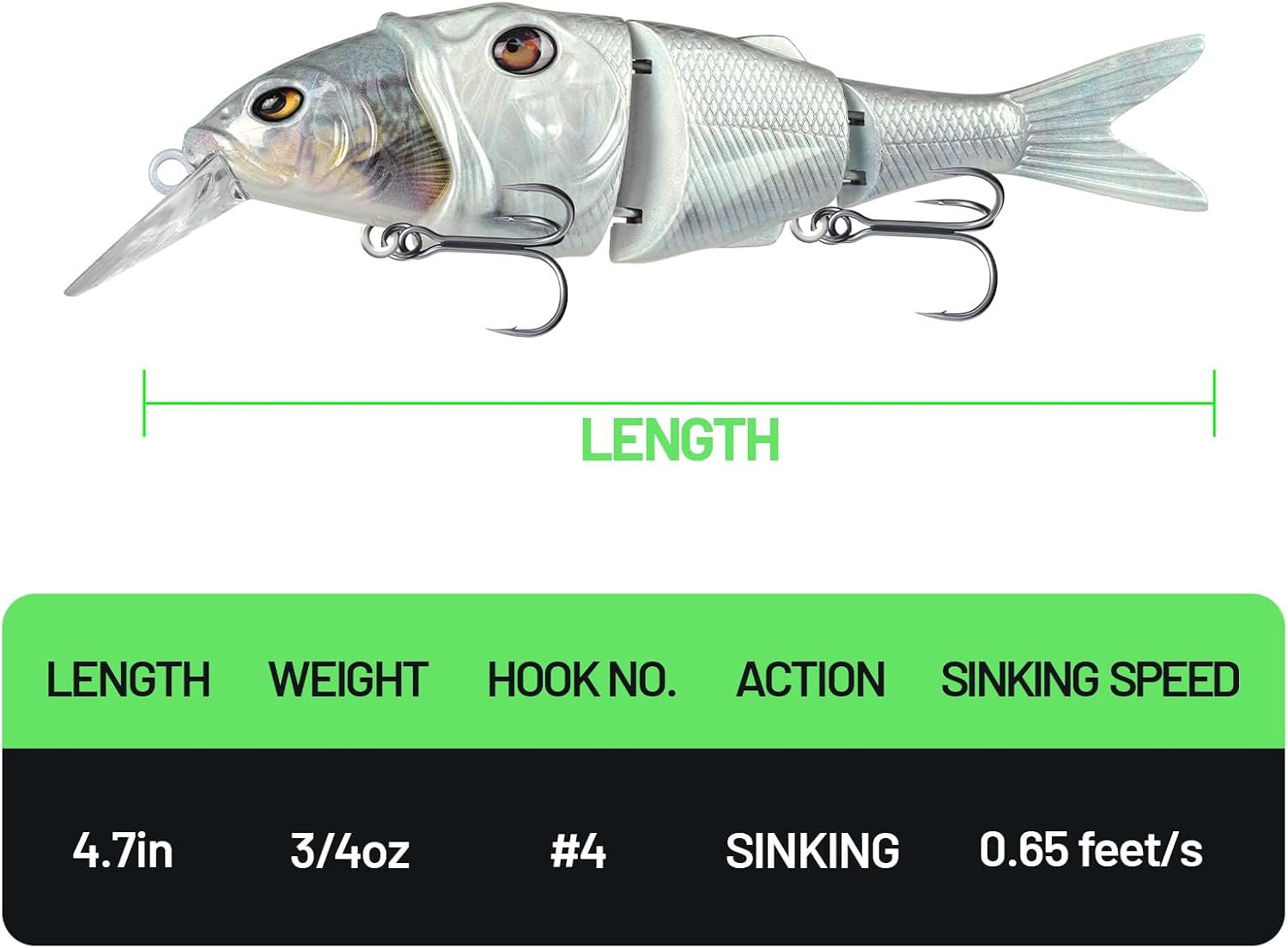 Handing Multi-Jointed Swimbait Fishing Lures Swimbait Fishing Lures