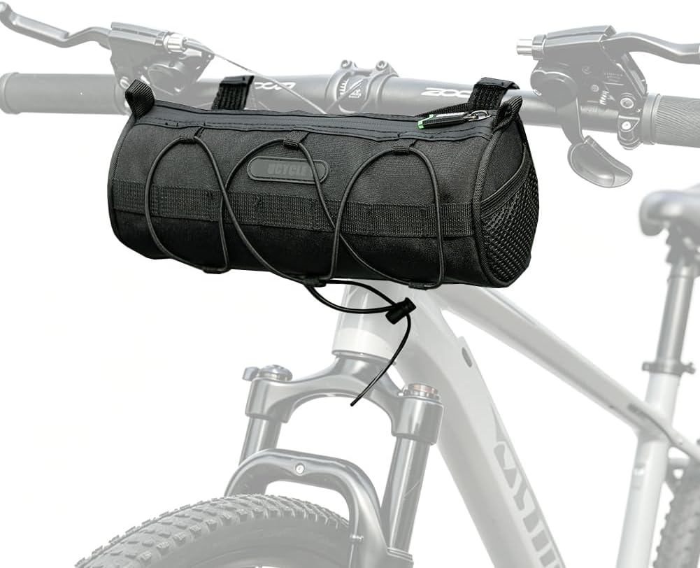 Bike Handlebar Bag Top Tube Bicycle Scooter Front Pouch with Shoulder Strap