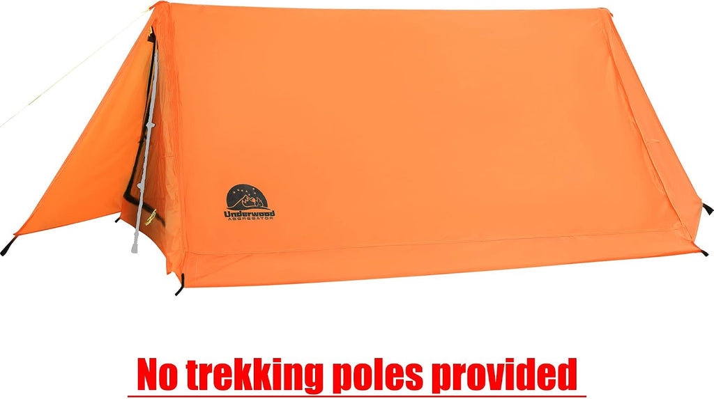 2 Person Trekking Pole Tent, Ultralight Camping Backpacking Tent (NO Poles)