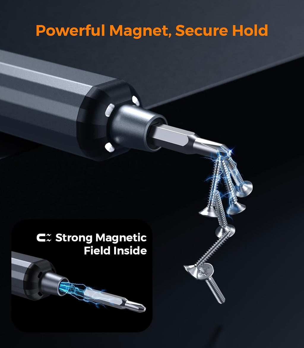 AXTH 76-in-1 Mini Electric Screwdriver Set, [Precise Torque Control]