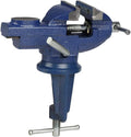 360° Rotating Bench Vise, 2.5'' Cast Iron Table Vise Clamp for Woodworking, Hobby, DIY Craft (Clamping Range: 0-2.5inch)