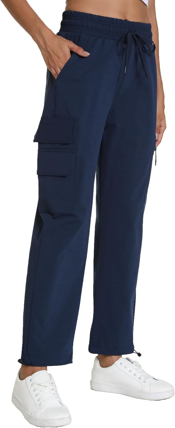 Rrosseyz Women's Hiking Pants with Pockets Lightweight Water Resistant