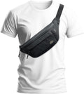 Entchin Water-Resistant Fanny Pack, 4-Zipper Belt Bag