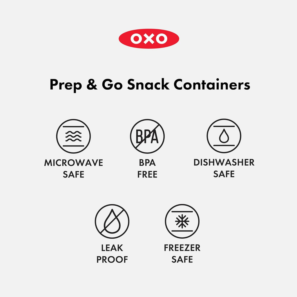 OXO Good Grips Prep & Go Slim Container with Removable Divider - Ocean Blue