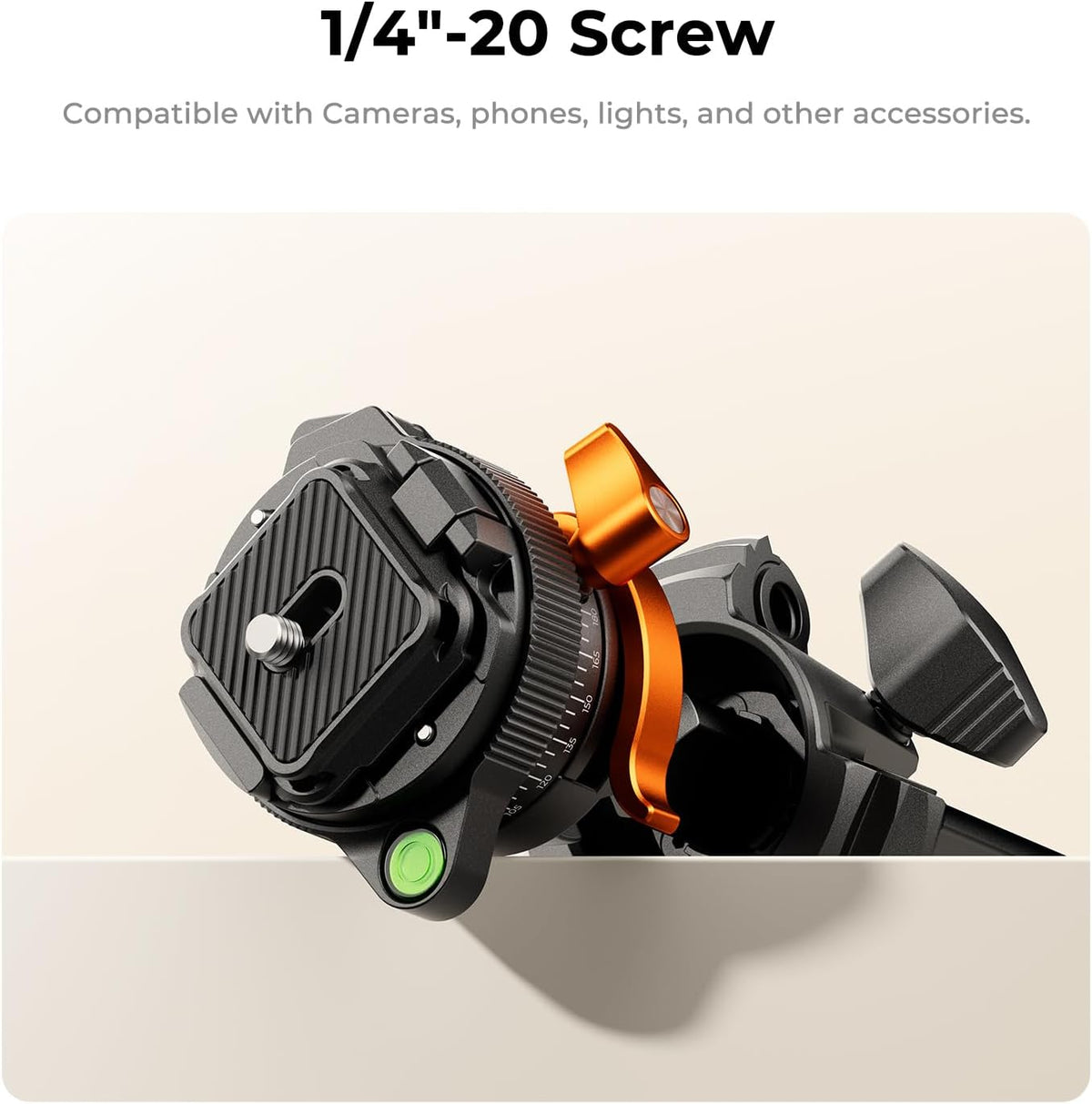 K&F CONCEPT 60" Carbon Fiber Travel Tripod for Camera