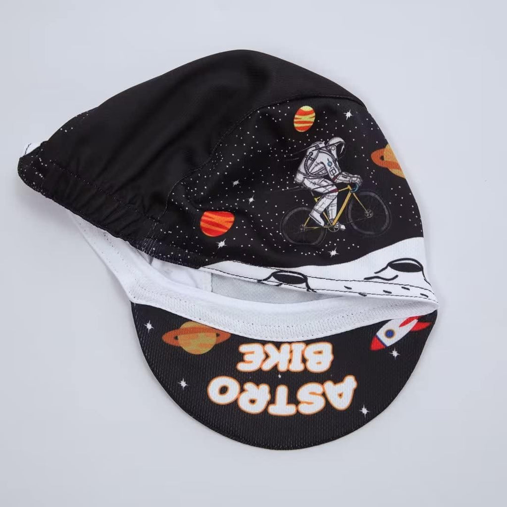 Funny Cycling Cap - Polyester Cartoon Cycling Hat-Under Helmet - Cycling Helmet Liner Breathable&Sweat Uptake