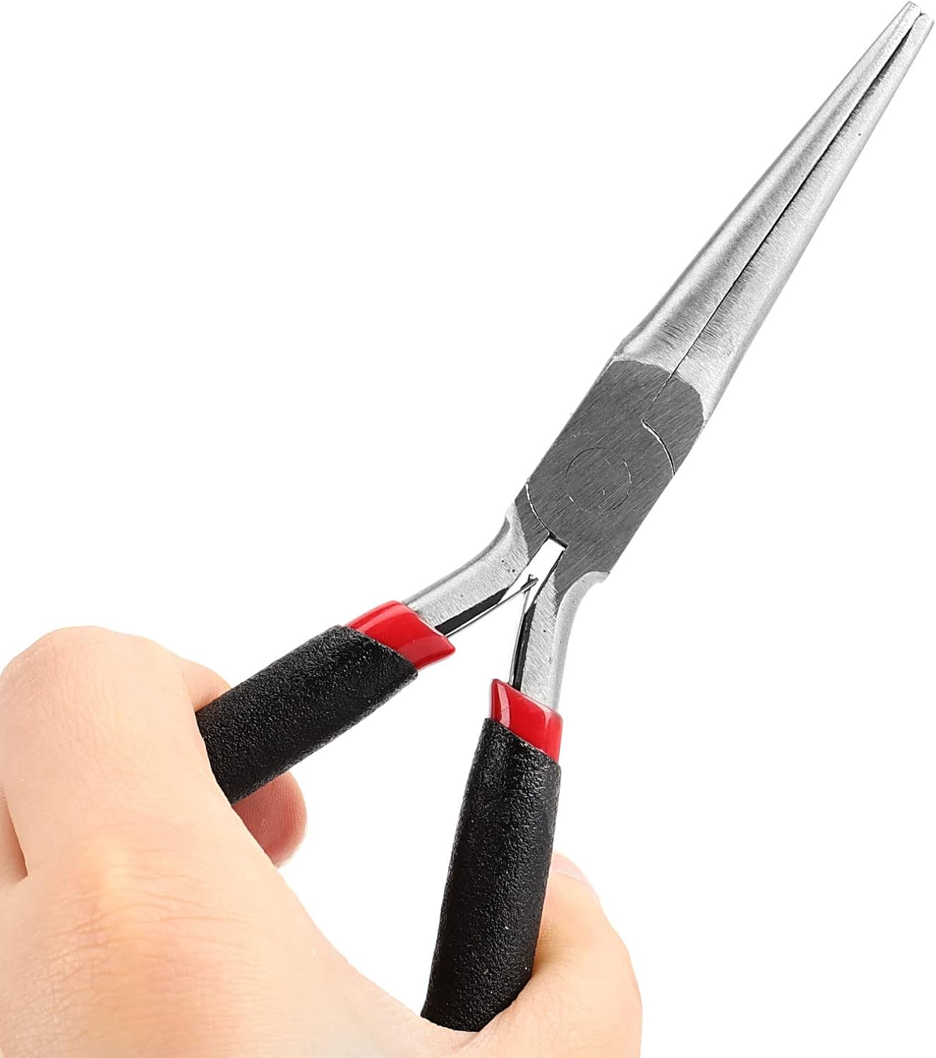 JOIKIT 10 Pack 6 Inch Extra Long Needle Nose Pliers, Mini Precision Needle Nose Pliers Set Repair Tool for Wire Wrapping, Jewelry Making, DIY Crafts, Electronic Repair