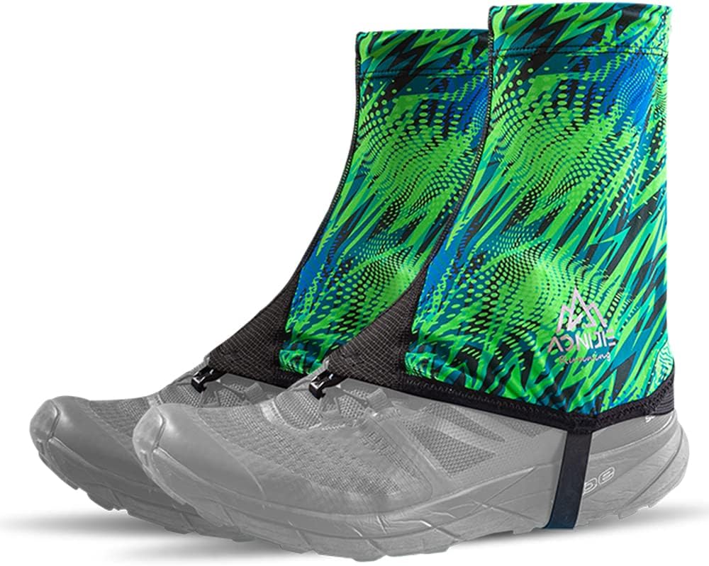 AONIJIE Ankle Gaiters for Hiking, Lightweight Trail Running Gaiters