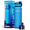 AQUAPHOR City Water Filter Bottle 17 oz | Reusable & Portable Filtered Water Bottle | BPA-Free | Perfect for Camping, Travel, Indoor & Outdoor Use | Blue