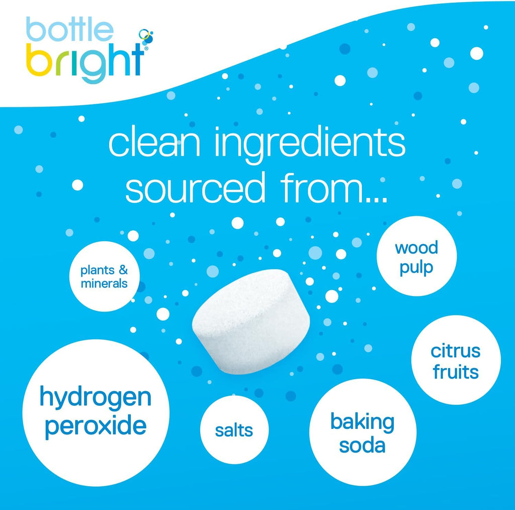 Bottle Bright Water Bottle Cleaning Tablets (12, 36, or 78 Count)
