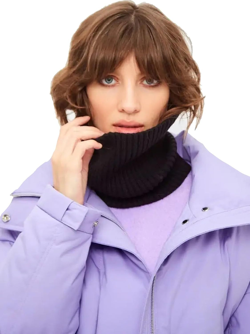 Winter Neck Warmer Scarf Neck Gaiter for Men Women, Windproof Neck Warmer Ski, Tube Circle Neck Scarves