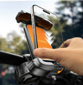 LISEN Bike Phone Holder for Bike Scooter Ebike Bicycle Motorcycle, Orange