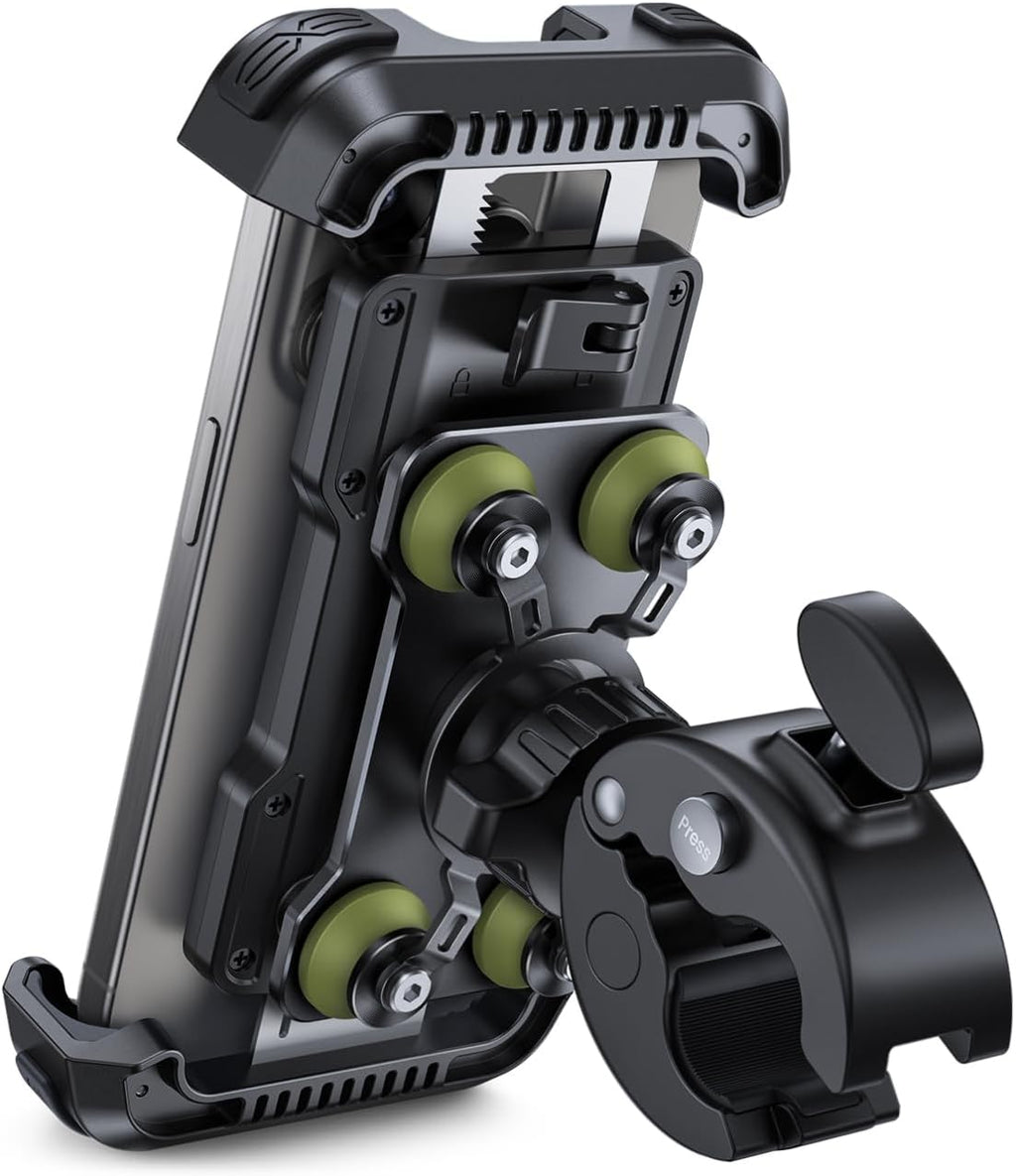 Lamicall Motorcycle Phone Mount Holder with Dual Vibration Dampener