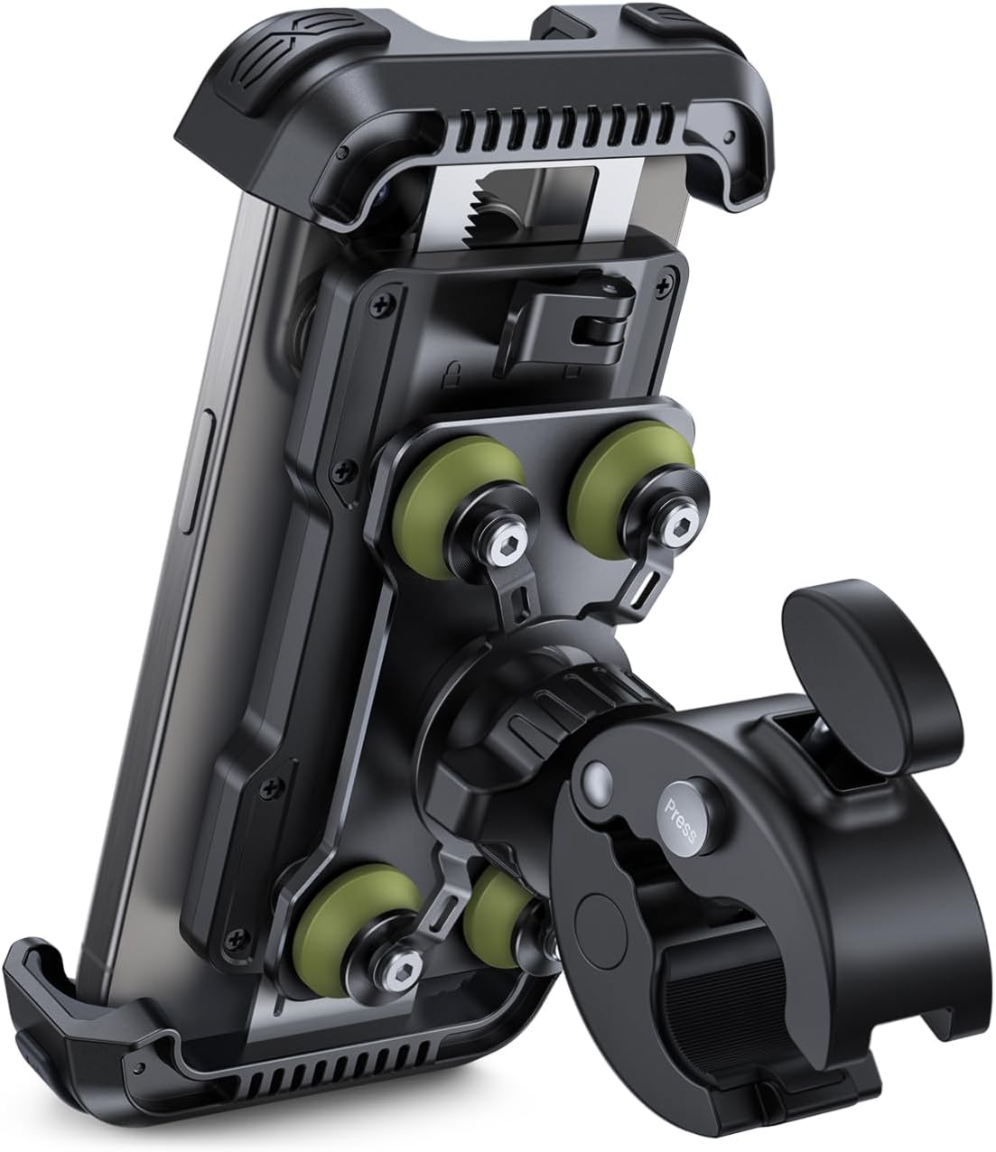 Lamicall Motorcycle Phone Mount Holder with Dual Vibration Dampener