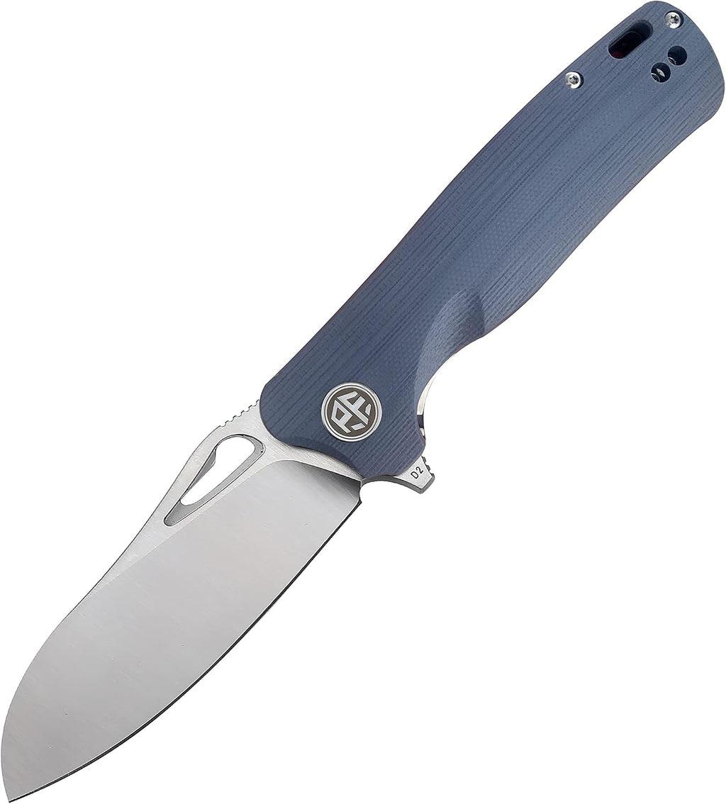Petrified fish PF868 Bunta 3.35" D2 Satin Blade Pocket Folding Knife