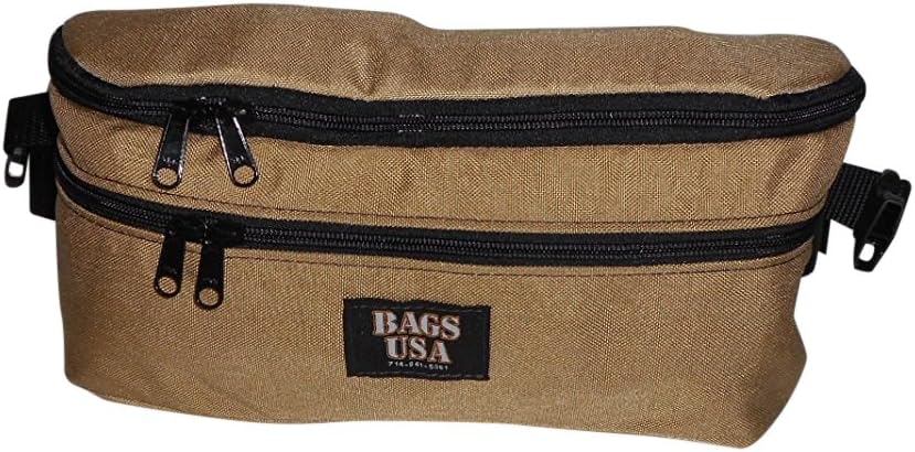 BAGS USA Backpack/Fanny Pack Convertible.top Portion Folds Inside,2-in-1 Expandable Waist Backpack