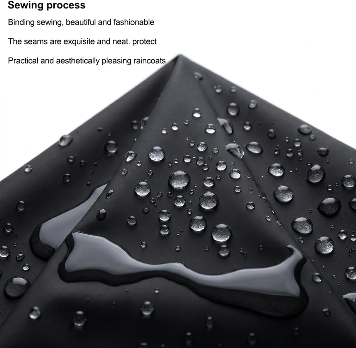 Men's Reusable EVA Raincoat Long Waterproof Trench Coat