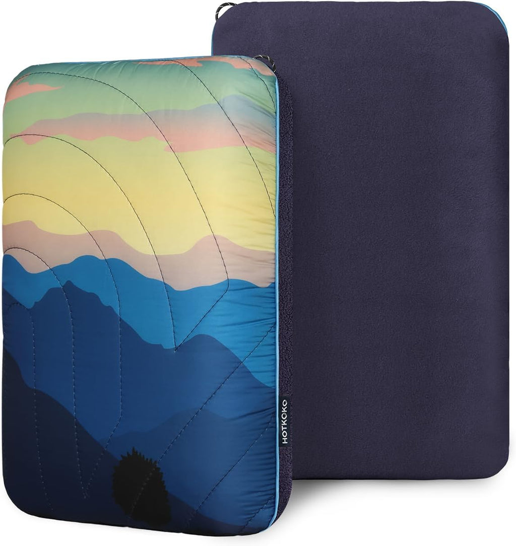 Camping Pillow Memory Foam Travel Pillow Packable Backpacking