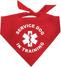 Service Dog in Training Dog Bandana (Red, OS 289) GB