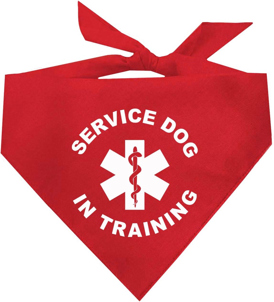 Service Dog in Training Dog Bandana (Red, OS 289) GB
