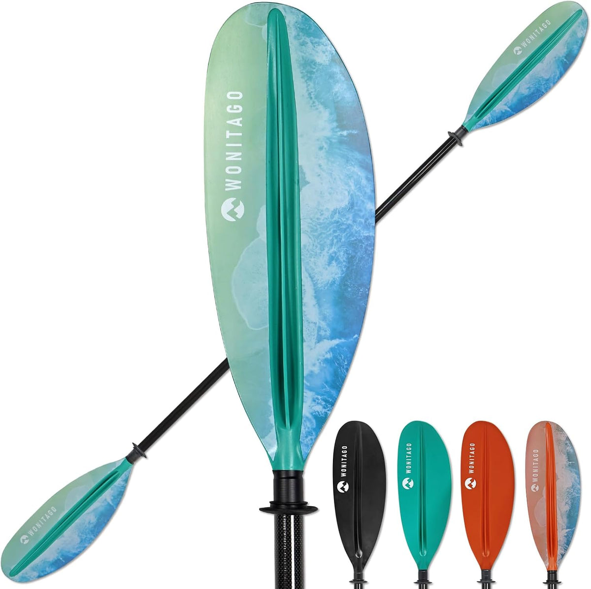 Kayak Paddle Adjustable, Lightweight Carbon Fiber Kayaking Oar