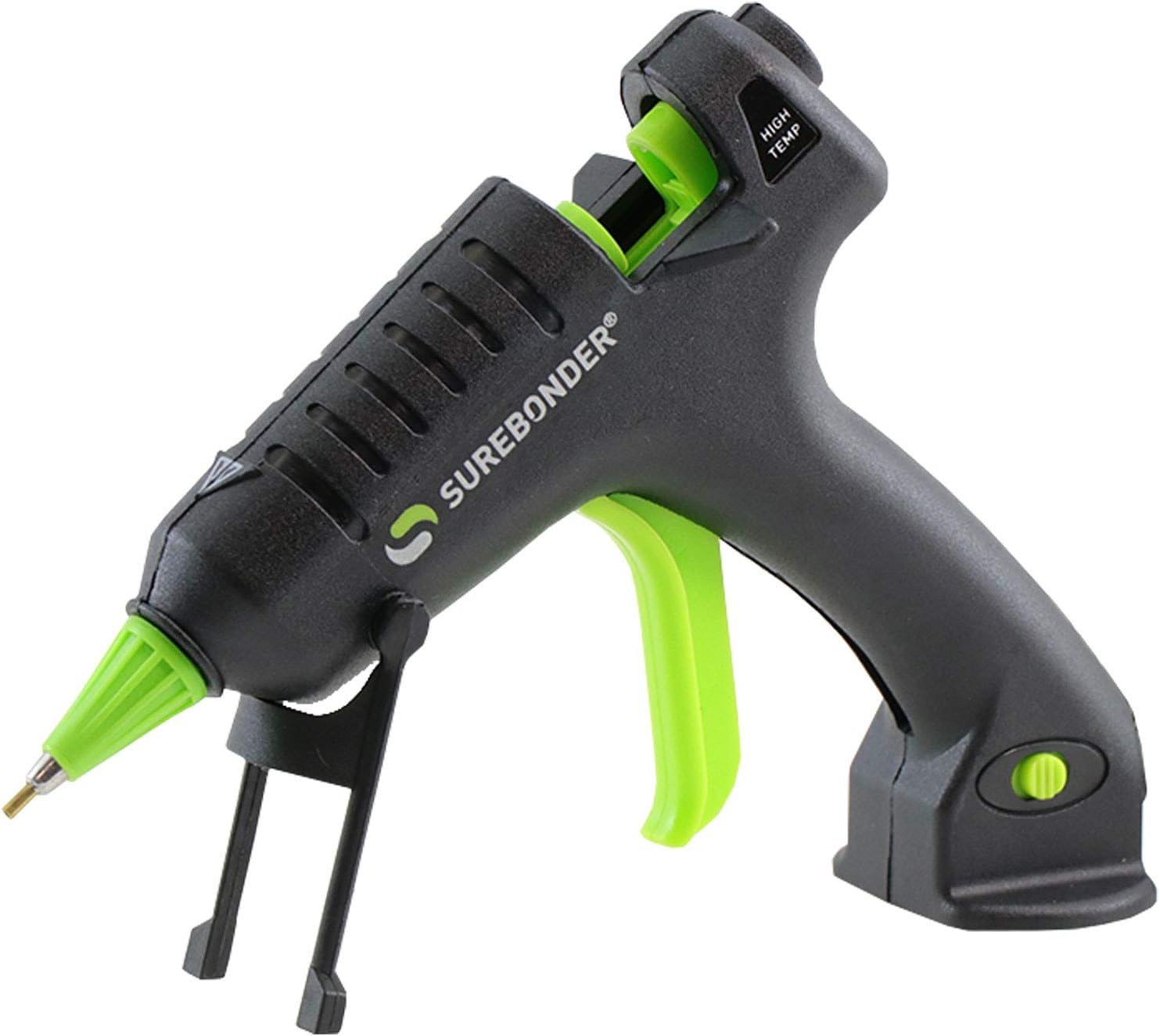 Surebonder Mini Hot Glue Gun with Fine Tip Nozzle - 20W High Temp Detail Tip Glue Gun for Crafts, DIY, & Repairs, Uses 7/16" Mini Glue Sticks