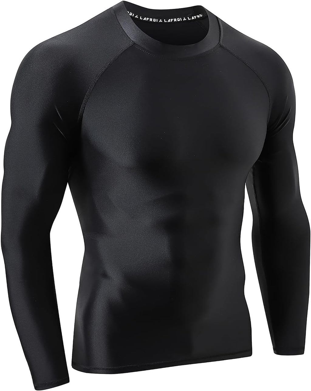 LAFROI Men's UPF 50+ BJJ Rash Guard Sun Protection Swim Shirt Long Sleeve | Quick Dry, lightweight, Baselayer, Compression Performance Fit, for Swim, Water Sports, Combat, CLY10C