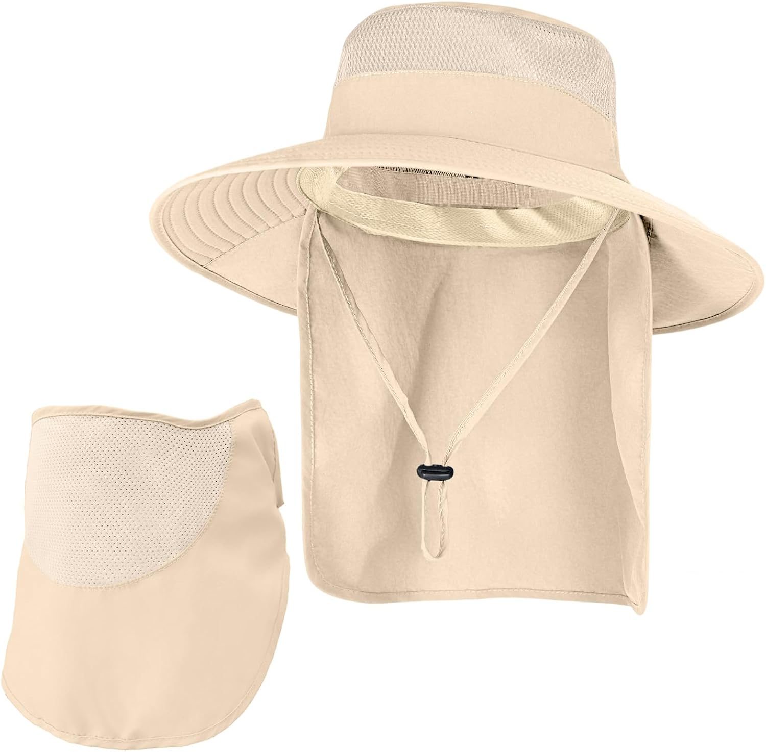 ZOORON Sun Hats for Men Women with Neck Flap Fishing UPF 50+ UV Protection