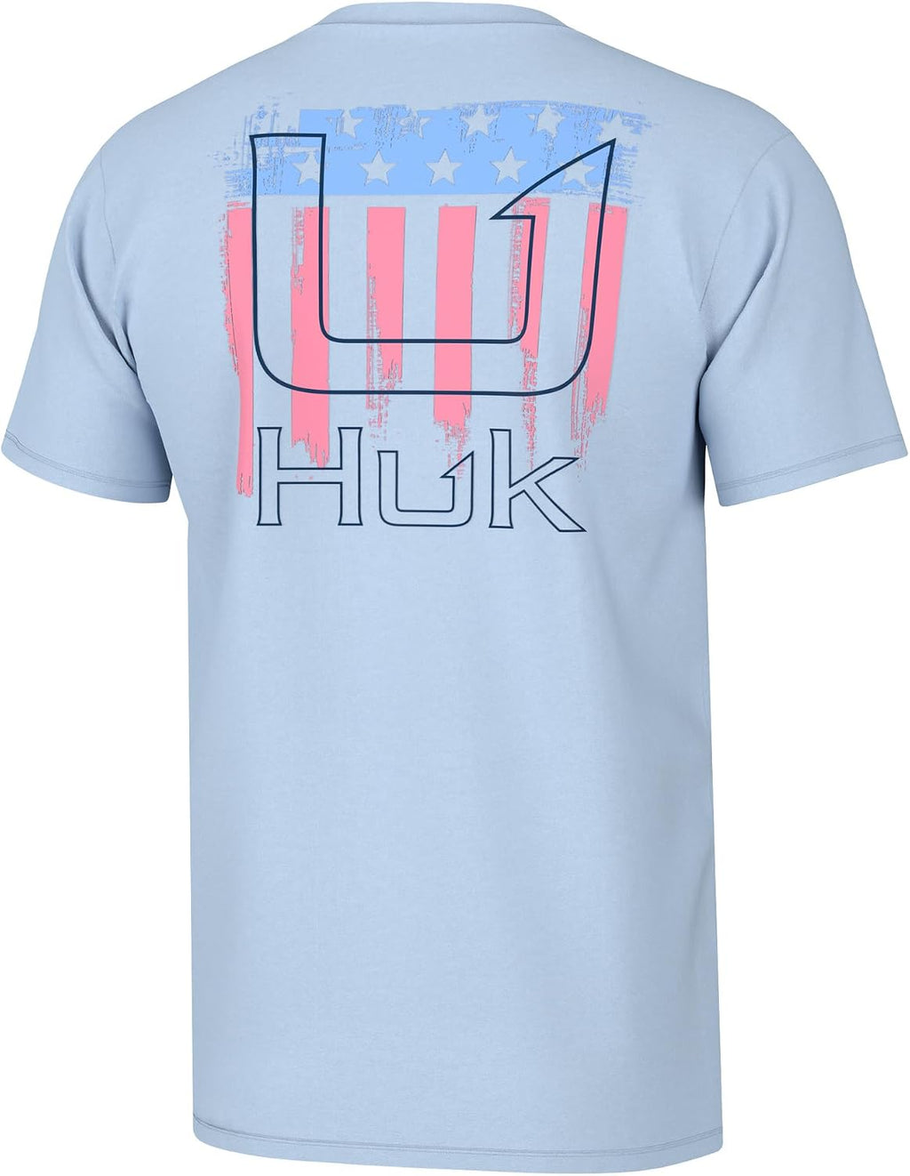 HUK Mens Fishing Graphic Tee, Performance Short Sleeve, Quick-Dry